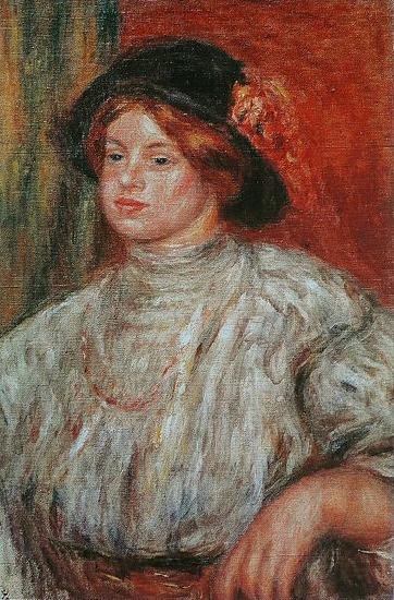 Pierre Auguste Renoir Gabrielle au chapeau Norge oil painting art